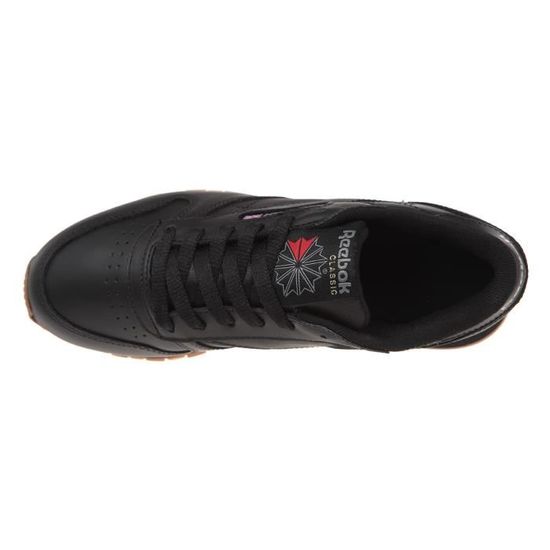 Reebok classic leather femme noir best sale