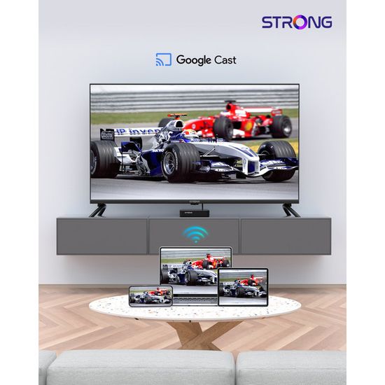 STRONG - Streaming Box Android TV 4K UHD - Leap-S3 - Chromecast Built-in - Compatible Assistant