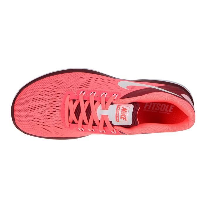 Basket nike femme rose top running