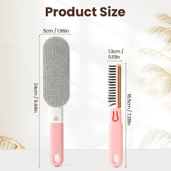 Lot De 2 Rasoir Anti Bouloche Manuel Réutilisable, Portable Brosse Anti Poils Animaux Double Lot De 2 Rasoir Anti Bouloche Manuel Réutilisable, Portable Brosse Anti Poils Animaux Double