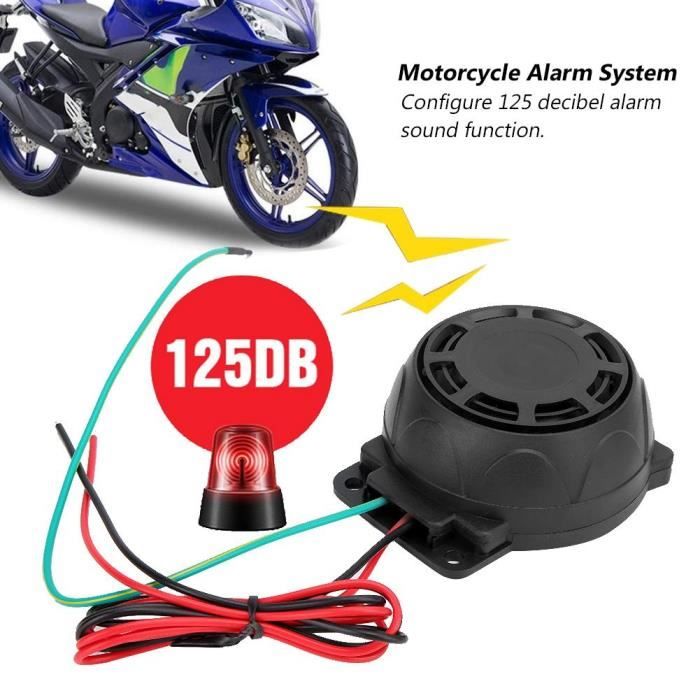 AIZ Système d'Alarme de Sécurité Pour Scooter/Moto Avec
