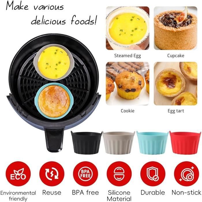 Doublure En Silicone Pour Friteuse Ninja Dual Air Fryer, Doublures