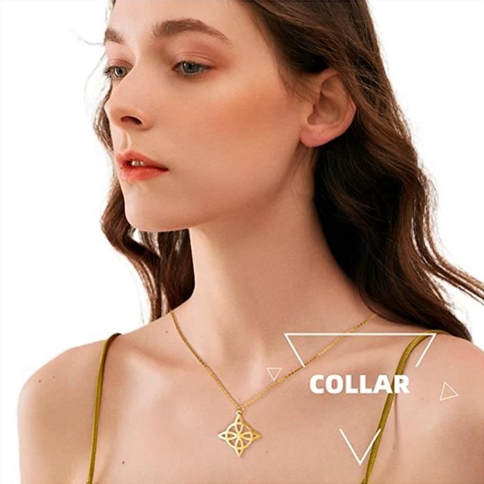 Collier Double Rangées De Perles Dorées