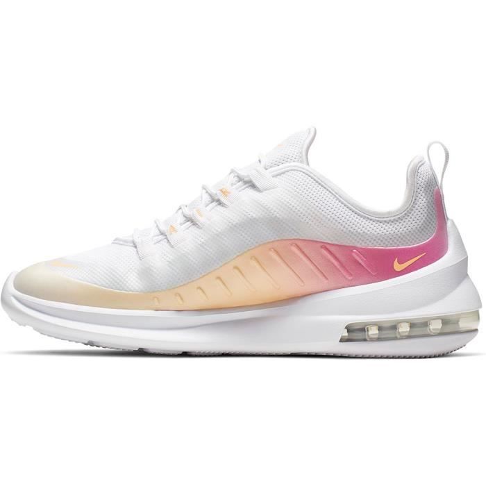 NIKE Baskets Air Max Axis Premium Femme Blanc et Rose