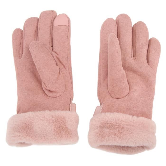 Gants Chauffants Rechargeables - 3 Températures - Pour Femme, Doublure Polaire - Écran Tactile - 1