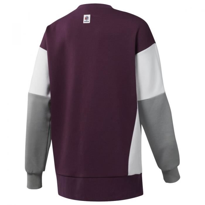 Sweat shirt Reebok Classic Advanced Crew Violet Cdiscount Pr t