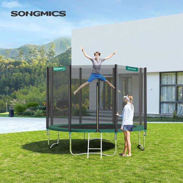 Coussin Protection Trampoline 244cm 305cm - Rembourrage Sécurité UV Anti-Déchirure