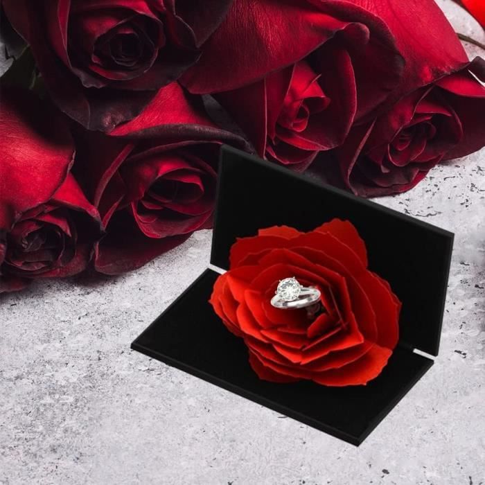 Bague en shop forme de rose