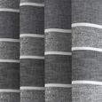 96 ^Souarts Rideaux Voilage Crochet Rideau de Fenêtre pour Décoration de la Chambre 140cmx225cm Violet Blanc 1PC 96-2
