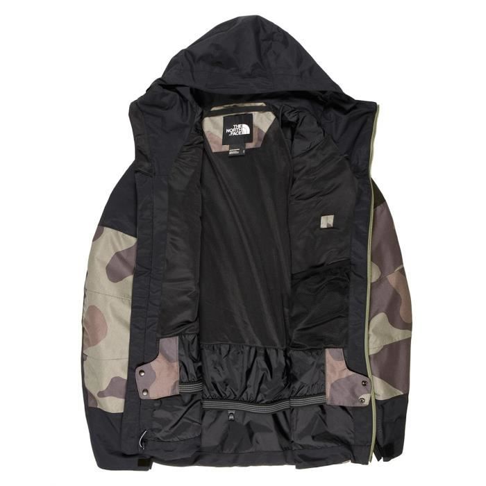 THE NORTH FACE Blouson de ski BALFRON Homme Kaki Cdiscount Sport
