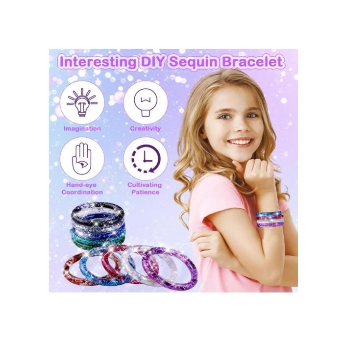 DERAYEE 12 Bracelets LED Lumineux Pour Enfants - Jouets Lumineux Colorés Réutilisables Pour Fêtes Et Soirées