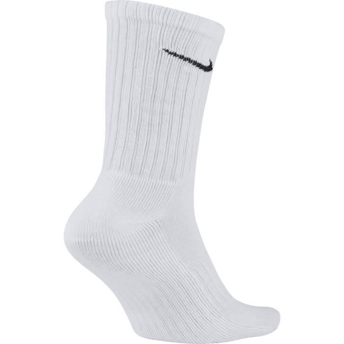 Lot de Paires de Chaussettes Adulte NIKE Blanc Coton