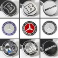4pcs Centre De Roue 75mm Star Argent Logo Cache Moyeu Jante Emblème Pour Mercedes Benz-3