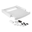 Kit de superposition WPRO SKS101 avec tablette pour lave-linge et sèche-linge de dimensions 60x60cm-3