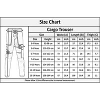 A2Z 4 Kids - Pantalon Cargo Garçon Élastique Taille Cordon Sportif Confortable 3-14 Ans