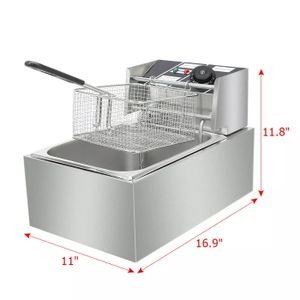 Friteuse électrique pro 2 x 17 litres - neuve