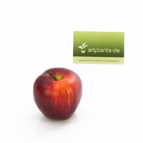 artplants Pomme Rouge fonc/é Artificielle Fruit Plastique//Pomme d/écoration 6 cm /Ø 6,5 cm