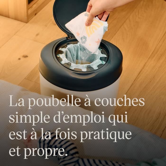 TOMMEE TIPPEE Sangenic Poubelle à Couches TEC - Blanche - Cdiscount  Puériculture & Eveil bébé