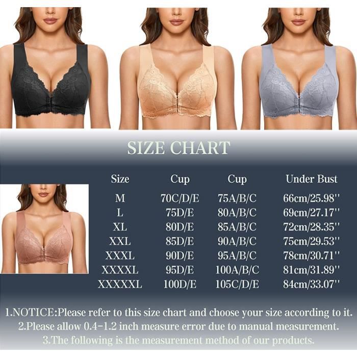 Poitrine Taille Soutien Gorge C Soutien-gorge Sport Femme Grande