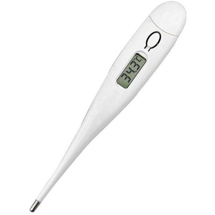 Thermomètre médical digital écran LCD bebe enfant adulte fièvre température