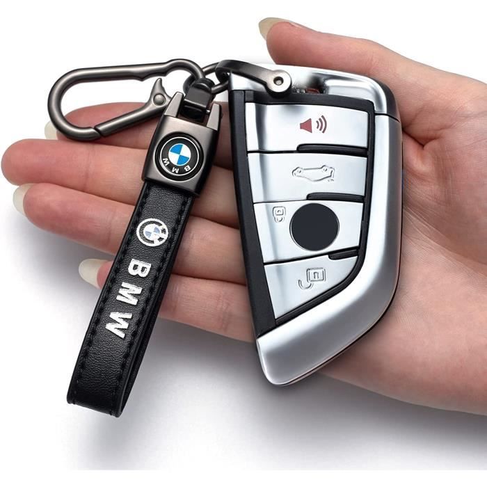 Porte-clés en cuir véritable pour BMW 1 3 5 6 Série X1 X3 X7 X5 X6