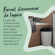Tommee Tippee Poubelle à Couches Simplee +1 recharge - Grise et Blanche-4