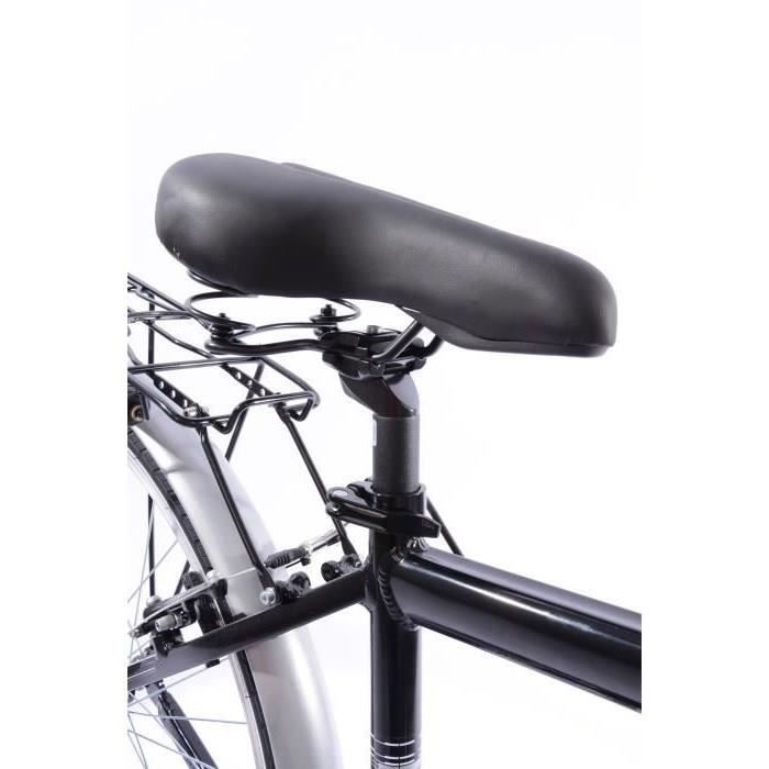 EXODUS Velo de ville 28 homme cadre en aluminium 6 vitesses couleur noir Cdiscount Sport