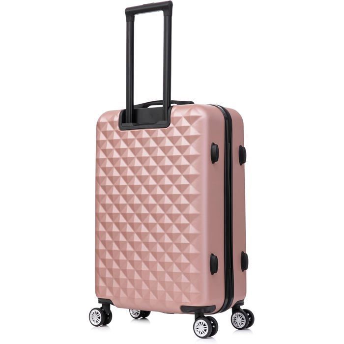 Suitcase Valise Groupon Valise Légère Grande Valise Rose CELIMS