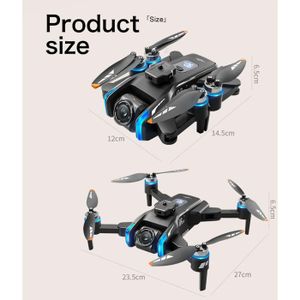 Dragon Touch Mini 4K Drone localization Flux Optique- 4K HD Drone 2 Caméras Avec Controller 18 minutes 360° 2 batteries Noir