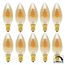 Ampoule Led Ne S éteint Pas Complètement 10x C35 D Or Retro Ampoule Led Dimmable E14 4w Edison Style Ampoule Decorative Blanc Chaud 2700k Dimmable Ac220v 35x110mm Achat Vente Ampoule Led Cdiscount