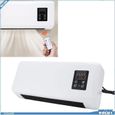 Ashata Machine de chauffage murale vent naturel et vent chaud Mini Climatiseur Mural Silencieux Prise UE 220V