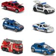 Set de 3 véhicules MAJORETTE Premium Sos - Gendarmerie, Police, Pompiers-0