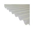 Plaque ondulée en polyester translucide MCCOVER - L: 1.52 m - l: 90 cm - Résistant aux UV - Garantie 10 ans-0