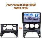 AWESAFE Autoradio Android 12 pour Peugeot 3008/5008(2009-2016) avec 1Go+32Go 9'' Écran Tactile GPS Bluetooth FM SD RDS