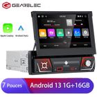 ETOOLAB GEARELEC Autoradio Android 7 Pouces Écran Tactile avec carplay Android Auto WiFi Bluetooth RDS FM AM Support Mirror Link