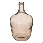 Vase - ATMOSPHERA - Dame Jeanne - Verre recyclé - Gris fumé - H30 cm