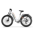 Vélo électrique Shengmilo MX06, batterie Samsung 48V 17,5Ah, freins hydrauliques, autonomie 60km, roues 26 x 3,0 pouces- Blanc