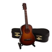 S2 - 10CM avec 6 cordes - Mini guitare classique en bois, modèle Instrument de musique, décoration, cadeau po