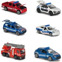 Set de 3 véhicules MAJORETTE Premium Sos - Gendarmerie, Police, Pompiers