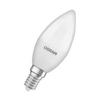 Ampoule LED Osram, forme classique de mini-tentes, remplacement de 60 watts, E14, B-Shape, 6500 Kelvin, Cold Daylight, Matt, Pack
