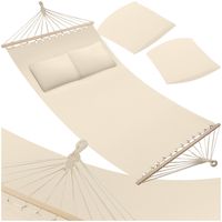 Tectake Hamac Double Jardin XXL – 210 X 150 Cm Surface Couchage – Charge Max 200 Kg – Multicolore Avec Sac De Transport Inclus