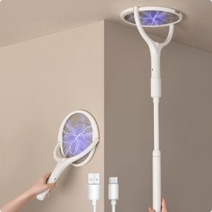 Raquette Anti Moustiques Electrique Night Cat - 3000V - USB Rechargeable - Intérieur/Extérieur