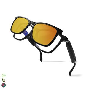 Lunettes De Soleil Polarisées Unisexes - Noir Mat - Protection UV400 - Pour Sport/conduite
