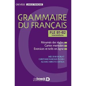 LIVRE LANGUE FRANÇAISE Grevisse grammaire du français FLE B1-B2