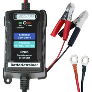 CHARGEUR DE BATTERIE Chargeur de maintenance IP65 pour voiture, moto, q