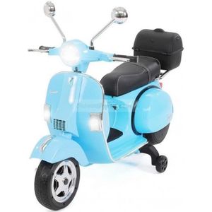 MOTO - SCOOTER Scooter électrique enfant Vespa - Bleu - 102 cm - 