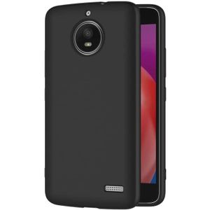 COQUE - BUMPER Coque Moto E4, Noir Silicone Coque pour Motorola M