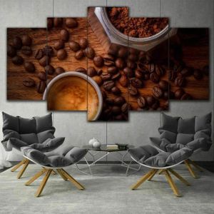 Tableau Déco Sur Toile 140x50 Cm - Motif Graines De Café, Couleur Marron, Marque ARTTOR, Neuf