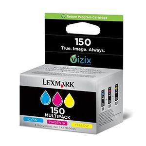 CARTOUCHE IMPRIMANTE 150 - Pack de 3 Cartouche compatibles avec Lexmark