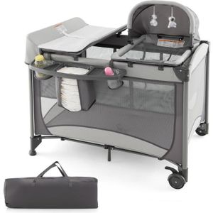 Berceau Bébé Avec Matelas Moustiquaire - GMM - Lit Cododo - Portable - Gris  - Cdiscount Puériculture & Eveil bébé